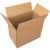 适用于搬家纸箱子打包装家用特大号加厚超硬瓦楞纸壳箱收纳盒定制 深棕色 400x300x300mm[5个] 五层无扣