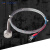 K型磁性热电偶表面强磁吸附式温度传感器磁性耐高温度探头感温线 3米高温强磁400