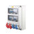 成套工业插座箱工地手提配电箱移动电源检修箱户外组合防水插座箱 JY1801(一进一出)
