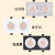 双头射灯双排长方形筒灯孔灯双筒led客厅天花吊顶嵌入式斗胆2过道 白壳2*7W暖白