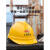 御舵10个装安全帽男国标加厚透气玻璃钢电力施工工程头盔批发定制 10顶三筋透气-橙色