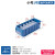 分隔式零件盒分格箱物料盒长方形塑料零件元件盒螺丝工具箱货架分 小3号灰色(500*110*90mm)