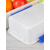 白色保鲜盒塑料长方形带盖家用速冻大容量储物盒厨房食物收纳盒子 白色卡扣款小号