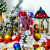 圣诞装饰品彩色多多桶多多包异形球圣诞树装饰挂件桶球圣诞球盒装 彩色小多多桶2盒装 0个 0cm