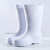 耐磨高筒棉靴白色食品靴 耐油耐酸食品厂厨房保暖雨靴EVA胶鞋工业品 高度8cm左右：白色(牛筋底-不加棉) 45