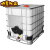 全新HDPE材质吨桶 柴油500/1000/1500L升塑料储水大容量一吨加厚化工桶 全新500L滚轮吨桶（白色）