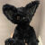 恩宝乐普莱美猫咪可爱创意普莱美猫咪KUKI卡奇德文卷毛黑猫玩偶公仔网红 猫27厘米