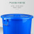 加厚耐用水桶储水用带盖大号特大级白胶桶塑料桶圆桶大桶 白色60L桶装水约115斤无盖