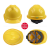 MSA梅思安 V-Gard500 豪华型安帽ABS PE 超爱戴一指键帽衬带孔 PE 一指键 橙色 带孔 10146613