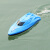 BREAZA遥控船高速大轮船充可下潜游艇模型男孩防水上灯光儿童小快艇玩具 0cm 蓝色大号 官方标配二电