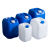 加厚塑料桶25Lkg实验室废液堆码桶化工桶方形桶食品带盖密封油桶 10L蓝色普通0.5kg