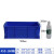 加厚塑料周转箱长方形超大号零件盒转运物流箱工业五金工具收纳箱 455-160箱外径长500宽350高 蓝色