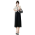 唯美黛安芬孕妇夏装连衣裙2024新款时尚小香风外套+吊带裙两件套法式孕妇装 黑色(单件连衣裙) XL