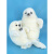 丝麓云海豹毛绒玩具大号公仔女孩睡觉抱枕大熊海洋动物极地世界白色老 白色60厘米
