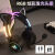 影巨人头戴式耳机有线电竞游戏电脑笔记本女生猫耳朵粉色带麦可爱少女 黑色 X26猫耳+RGB多功能支架