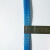 网状防碰螺纹保护套工零件仪器网套螺栓塑料护套网袋轴类防护网 平铺15mm蓝色适合直径15-30毫米） 每公斤5