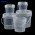 海斯迪克 透明塑料打包桶 密封存储小水桶 10L(1个) HKCX-324