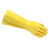 东亚 045耐酸碱浸塑手套防油耐磨防滑 化工机械加工 黄色 