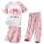 迪士尼儿童睡衣女童薄款夏季莫代尔女孩家居服三件套装子母女2024新款 1M--ST-10653 8码(100-110cm
