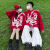 棠檀本命年龙年女毛衣开衫[两件装]情侣装红色冬季衣服加厚针织衫外套 红色男+红色女毛龙运附身（两件1 M 85110斤