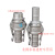 LISM304不锈钢快速接头卡扣式焊接高压水泵钢丝软管水管油管快装快接 201DN15*4分C+F(一套)