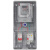 德力西电表家用电表箱锁透明单相防水出租房220v一表套装塑料表箱 家用单相电表20*（80）A 最大功率17.6KW