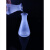 塑料三角烧瓶PP锥形瓶广口塑料摇瓶50 100 250ml带盖实验室瓶子工业品 zx直口带盖500ml