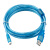 适用三菱Q系列PLC编程电缆USB-Q06UDEH/Q03UDE 数据下载线 MINI线 蓝色 5m