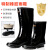 适用上海工地工作男女橡胶雨鞋牛筋底中筒雨靴劳保水鞋防滑雨靴 上海中通雨鞋 品质和双钱类似 38