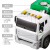 儿童玩具洒水车喷水男孩汽车模型惯性扫地车惯性道路清扫车垃圾车 洒水扫地车-绿+6车+地图+路标