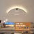 现代简约创意卧室床头壁灯客厅沙发背景墙LED装饰壁灯温馨气氛灯 直径120cm暖光