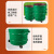 标燕 绿铁皮垃圾桶 360L绿色