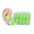 摇粒绒耳套睡觉专用可侧睡睡眠用的隔音耳套分体包耳防噪音护耳朵 红色S小号儿童