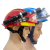 F2头盔抢险救援头盔消防员头帽新式韩式欧式防护地震应急蓝天救援安全帽头盔 白色头盔（黄色反光条）+灯架