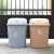 特大号户外垃圾桶 带盖家用厨房垃圾桶小区环卫垃圾箱办公室商用不含税运 无盖40L绿色