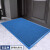 地毯入户门垫室外防滑商用地垫PVC丝圈防水脚垫环保金 宝蓝[牛筋底背安 60 x 180cm