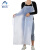 阿力牛 AW-014 PVC防水围裙 防油防污透明白色围裙 食品加工软皮围裙套袖 厚版120*80 围裙 