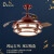 雷士照明（NVC）风扇灯新中式吊扇灯 led现代中式客厅餐厅隐形遥控灯具 鸿运42寸丨36瓦高显指丨双层灯体