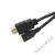 树莓派4B Micro HDMI转HDMI高清线 支持输出双路高清4K视频 黑色1m