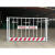 工地施工基坑护栏网塔吊防护警示隔离围栏定型化井口铁丝网栅栏杆 红色网片款米