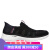 斯凯奇（Skechers）女士跑步鞋舒适透气女鞋GO WALK 6系列轻质耐磨稳定支撑慢跑鞋 BLACK / MULTI 35