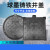 球墨铸铁沙井盖方形700圆形重型窨井雨水污水电力弱电井盖D400 军绿色