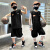 奥特曼童装男童篮球服套装2024新款儿童套装中大童运动速干篮球服两件套 灰色 120码  (建议110cm  6-7岁左右)