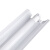 佛山照明(FSL)T8灯管工厂照明全套单管含光源带罩支架 T8支架+ LED灯管 6500K（白光） 白光 单管带罩0.9米+1根14W灯管