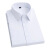北野纪子夏季短袖白衬衫男士商务职业正装工装白色衬衣男装纯色工作服