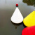 航道浮标 内河水上警示定位航标浮球 消防训练龙舟赛事塑料漂浮球 浮球直径40㎝(双耳)