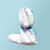 盾牙一次性防护服贴条防疫鞋套覆膜隔离衣PPPE无纺布连帽款含脚套（L码175） 白色 L