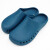 稳斯坦 WF036 手术鞋 实验室洞洞鞋手术室拖鞋劳保鞋无味防滑防护包头 深蓝43/44