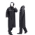 黑色雨衣 款式：连体式；尺码：XL
