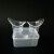洗眼杯硅胶2只装盒清洁器眼睛专用工具网红可多次用透明 白色洗眼杯（2只盒装